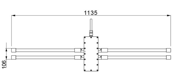 <h2> Tubular APE </h2>  <h4> BTL-405-xx-PA-1-xxx </h4>  <h5 class="text-prod"> Tubular Cuádruple Antiexplosivo </h5>  <h5 class="text-prod"> 68W / 9600 lm. </h5> - Imagen 3