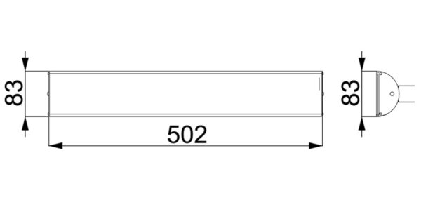 <h2> Proyector BUA PLE </h2>  <h4> BUA – PLE 1-x-x </h4>  <h5 class="text-prod"> Proyector antiexplosivo </h5>  <h5 class="text-prod"> 17W/1870 lm. </h5> - Imagen 2