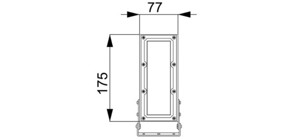 <h2> Proyector BUA PLE </h2>  <h4> BUA – PLE 2-x-x </h4>  <h5 class="text-prod"> Proyector antiexplosivo </h5>  <h5 class="text-prod"> 25W/2750 lm. </h5> - Imagen 2