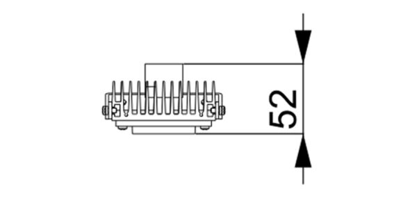 <h2> Proyector BUA PLE </h2>  <h4> BUA – PLE 2-x-x </h4>  <h5 class="text-prod"> Proyector antiexplosivo </h5>  <h5 class="text-prod"> 25W/2750 lm. </h5> - Imagen 4